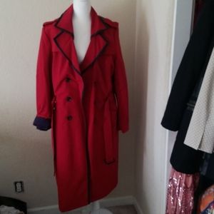Delta Uniform Red Pea Coat